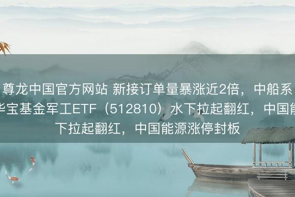 尊龙中国官方网站 新接订单量暴涨近2倍，中船系逆市走强！华宝基金军工ETF（512810）水下拉起翻红，中国能源涨停封板