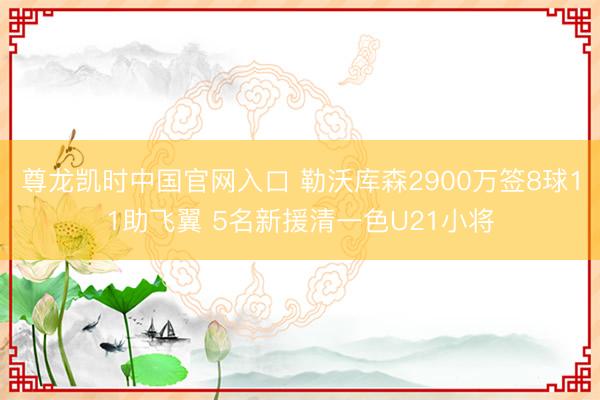 尊龙凯时中国官网入口 勒沃库森2900万签8球11助飞翼 5名新援清一色U21小将